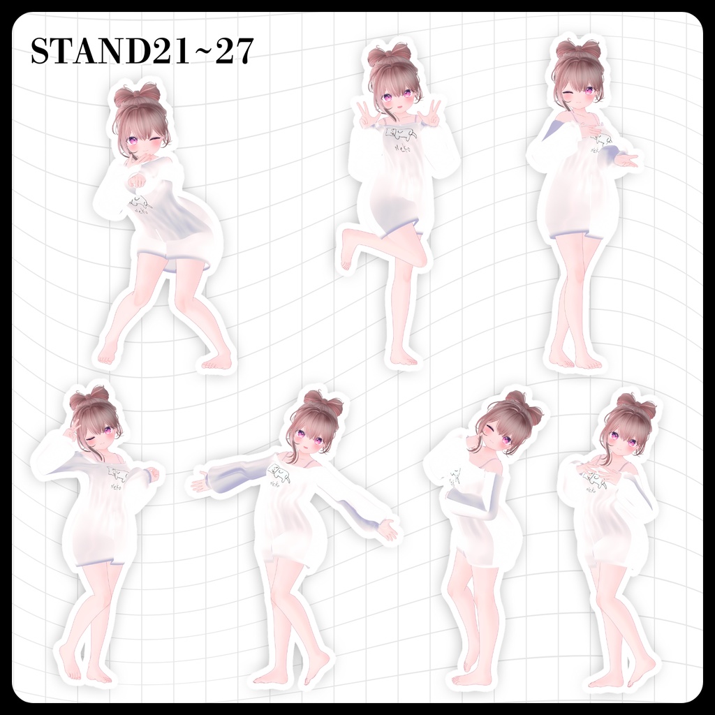 ☕【FREE】撮影向けPOSE Set 50種《 期間限定SALE 》