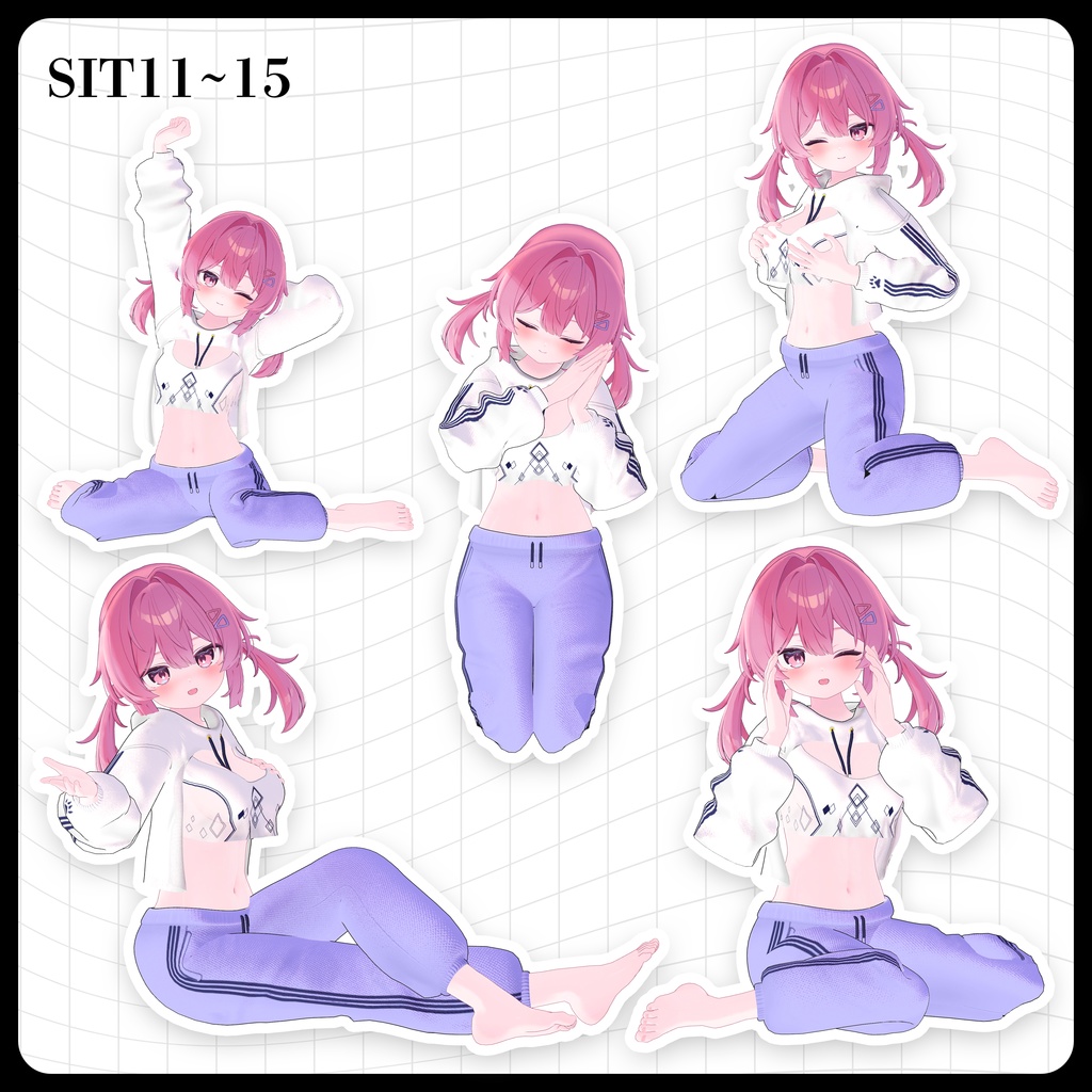 ☕【FREE】撮影向けPOSE Set 50種《 期間限定SALE 》