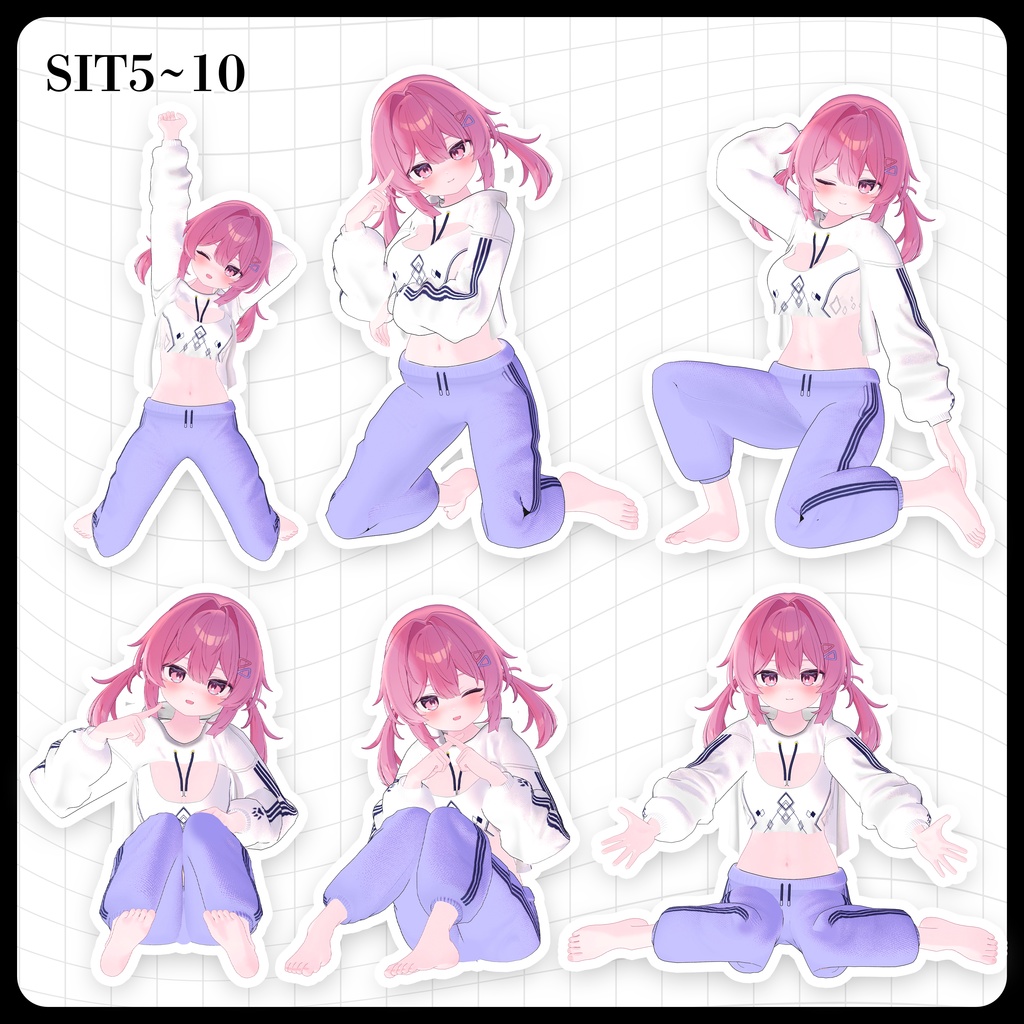 ☕【FREE】撮影向けPOSE Set 50種《 期間限定SALE 》