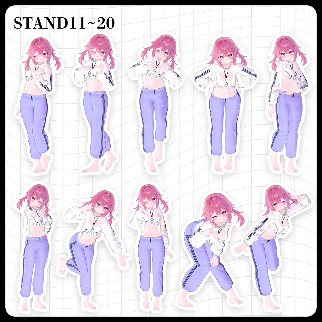 ☕【FREE】撮影向けPOSE Set 50種《 期間限定SALE 》