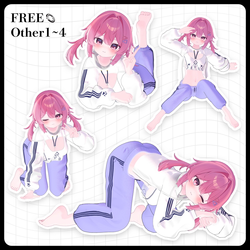 ☕【FREE】撮影向けPOSE Set 50種《 期間限定SALE 》