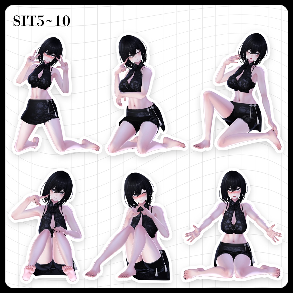 ☕【FREE】撮影向けPOSE Set 50種《 期間限定SALE 》