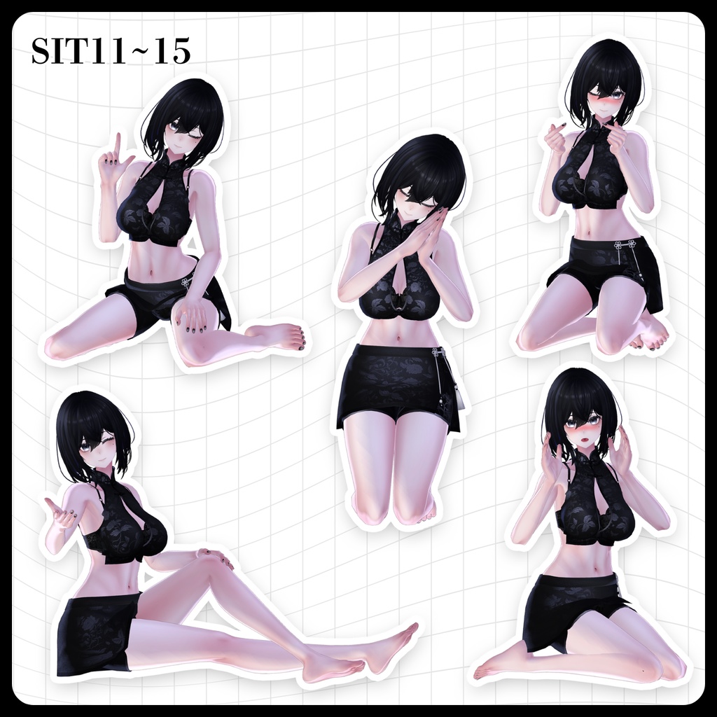 ☕【FREE】撮影向けPOSE Set 50種《 期間限定SALE 》