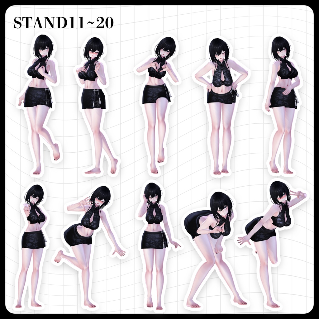 ☕【FREE】撮影向けPOSE Set 50種《 期間限定SALE 》