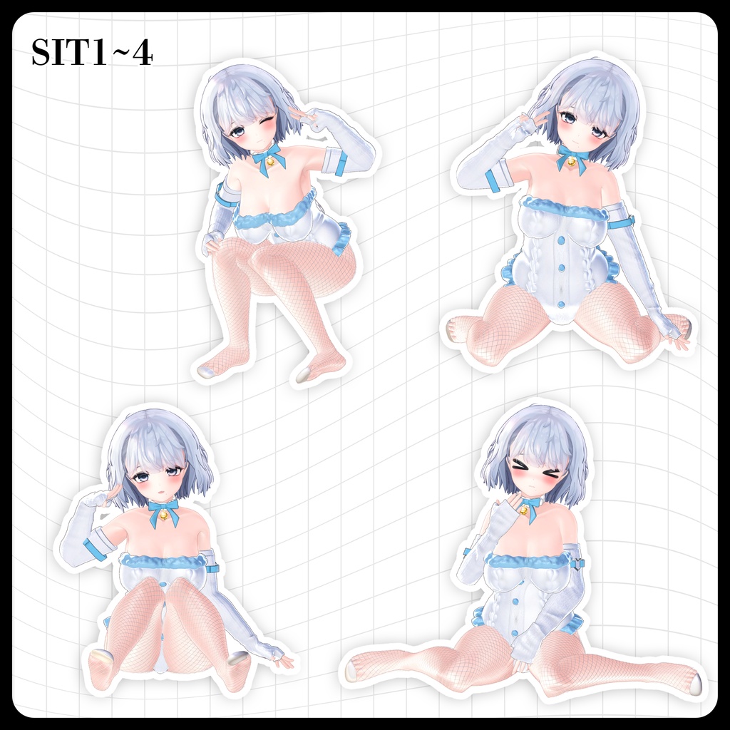 ☕【FREE】撮影向けPOSE Set 50種《 期間限定SALE 》