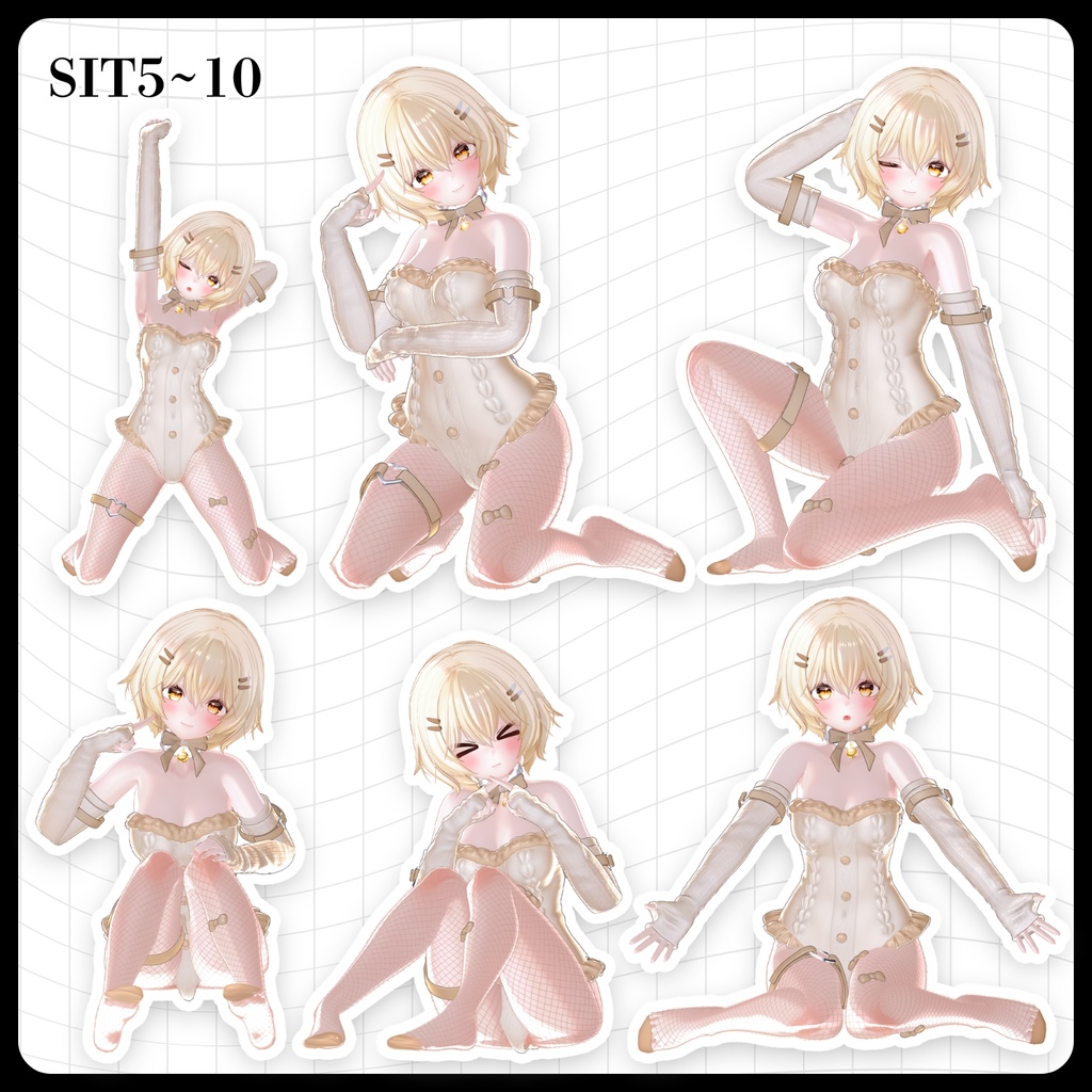 ☕【FREE】撮影向けPOSE Set 50種《 期間限定SALE 》