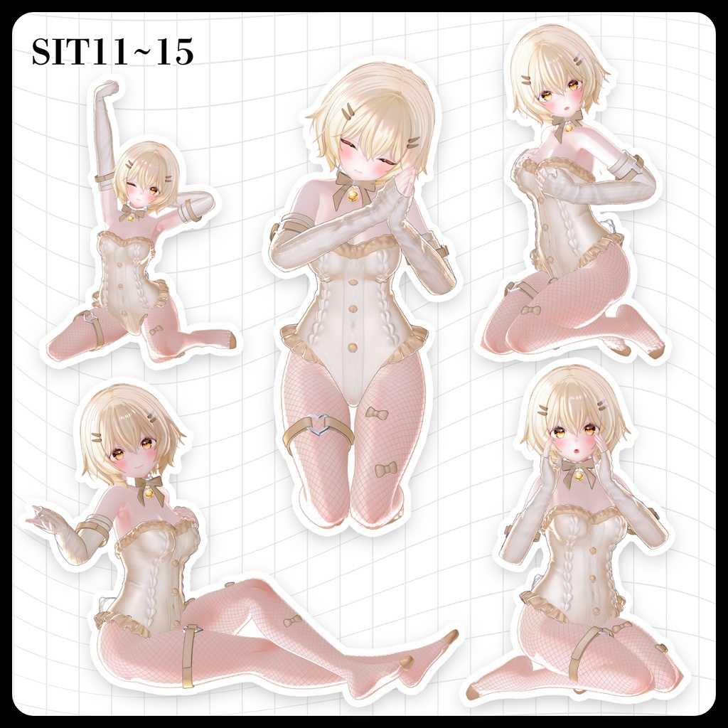 ☕【FREE】撮影向けPOSE Set 50種《 期間限定SALE 》