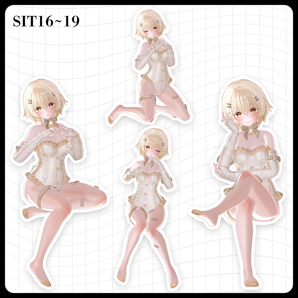 ☕【FREE】撮影向けPOSE Set 50種《 期間限定SALE 》