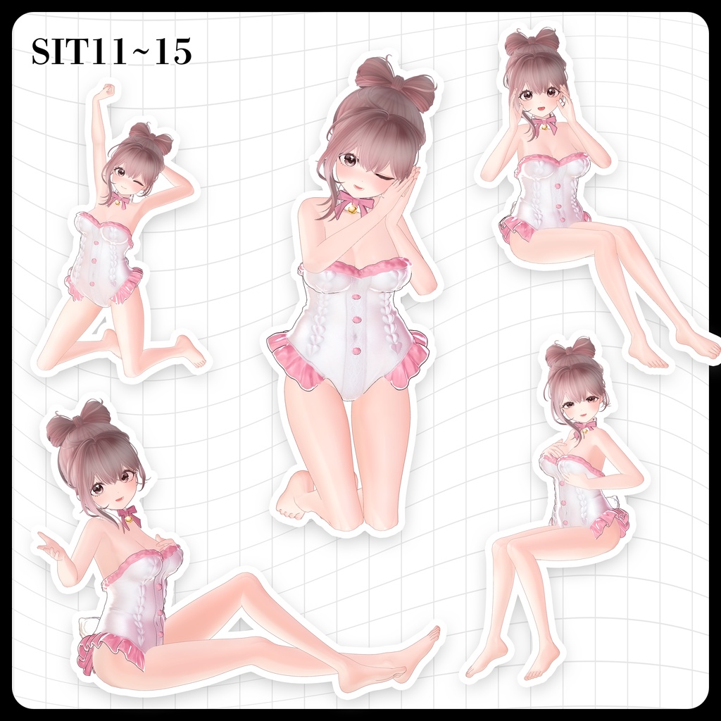 ☕【FREE】撮影向けPOSE Set 50種《 期間限定SALE 》