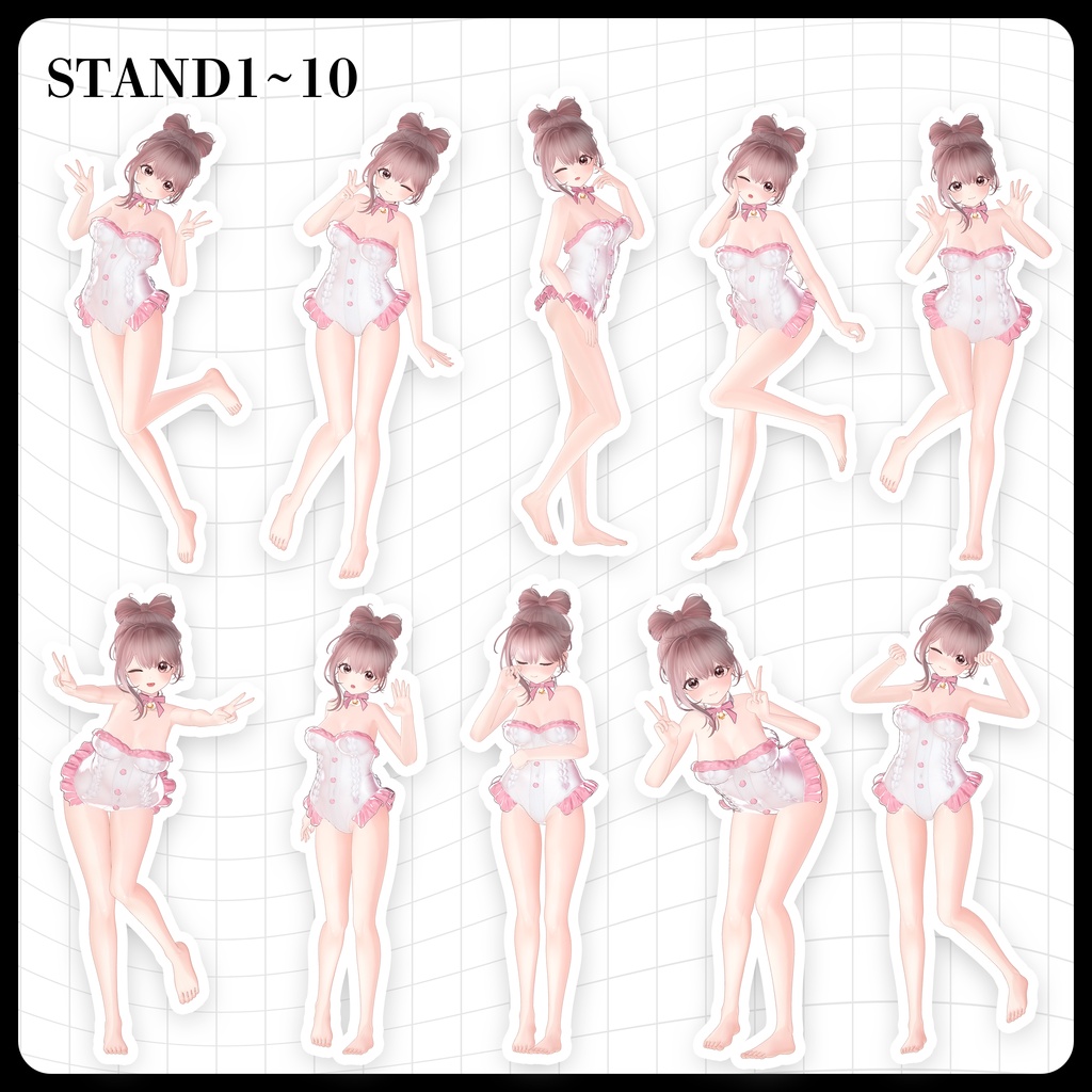 ☕【FREE】撮影向けPOSE Set 50種《 期間限定SALE 》