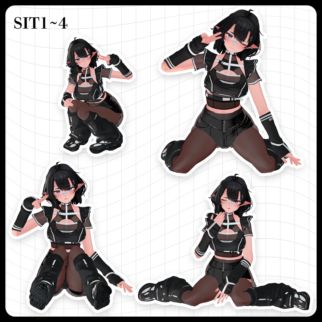 ☕【FREE】撮影向けPOSE Set 50種《 期間限定SALE 》〘 ♡Uruki♡ 〙