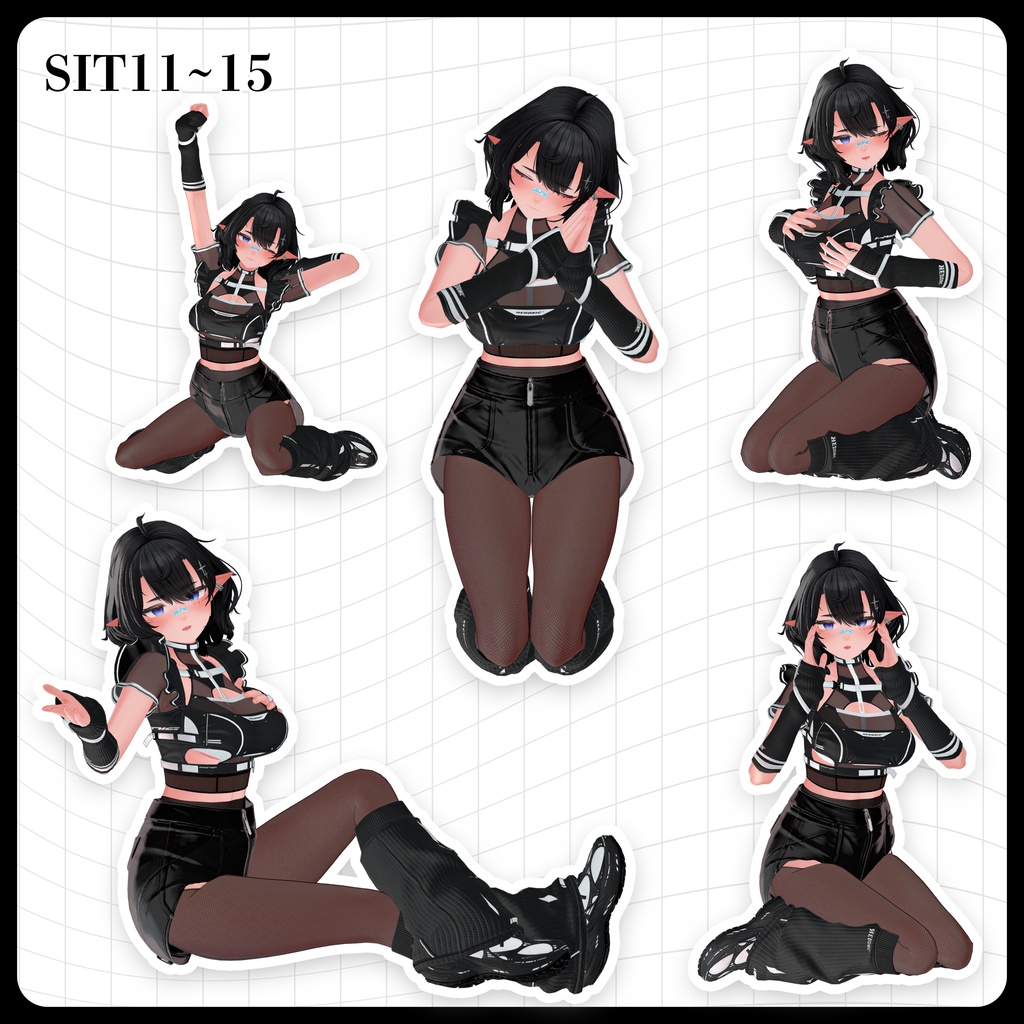 ☕【FREE】撮影向けPOSE Set 50種《 期間限定SALE 》〘 ♡Uruki♡ 〙