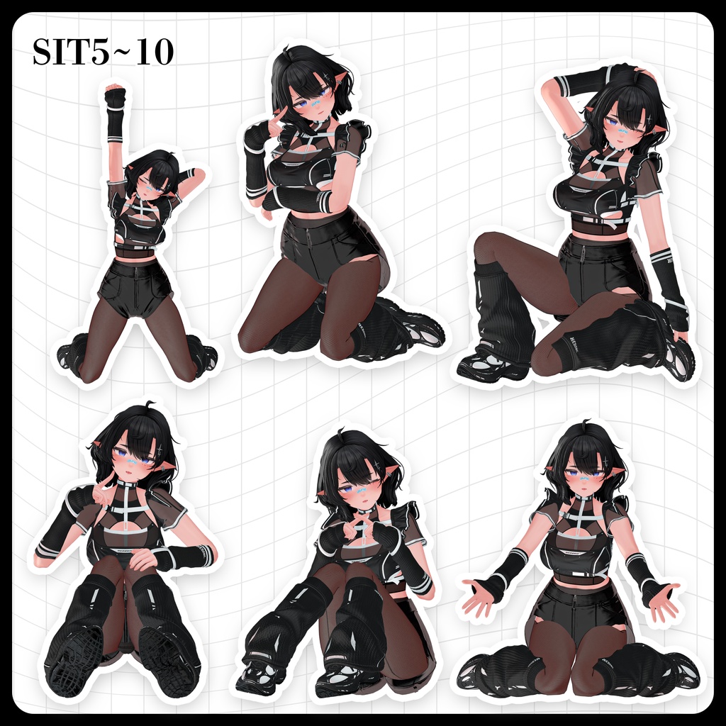 ☕【FREE】撮影向けPOSE Set 50種《 期間限定SALE 》〘 ♡Uruki♡ 〙