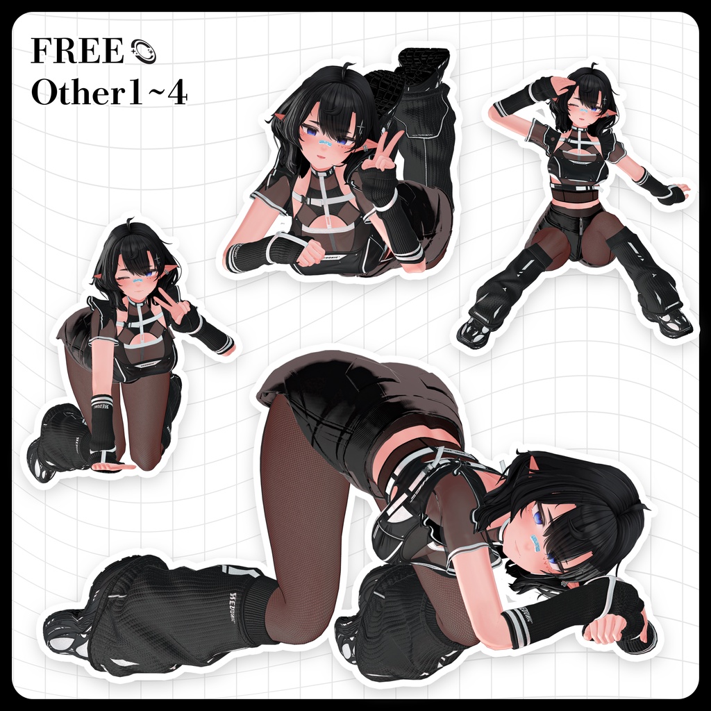 ☕【FREE】撮影向けPOSE Set 50種《 期間限定SALE 》〘 ♡Uruki♡ 〙