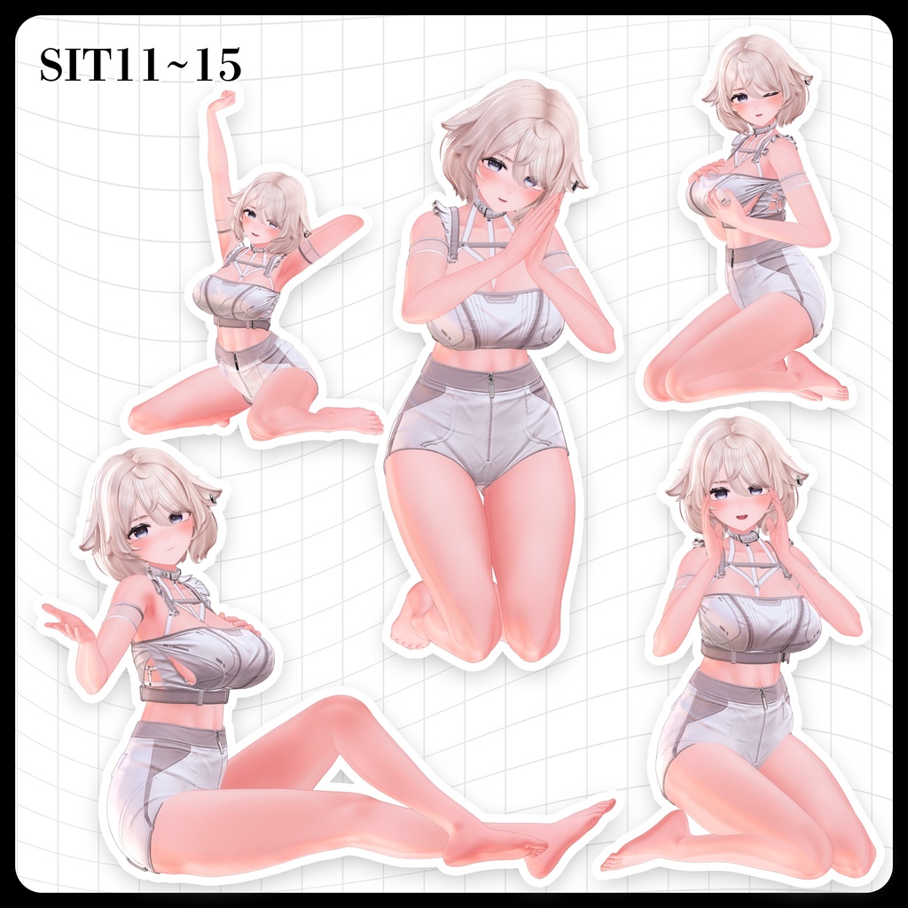 ☕【FREE】撮影向けPOSE Set 50種《 期間限定SALE 》〘 ♡Euphorika♡ 〙
