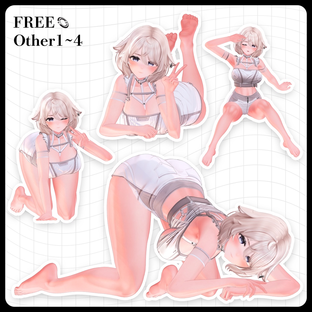 ☕【FREE】撮影向けPOSE Set 50種《 期間限定SALE 》〘 ♡Euphorika♡ 〙