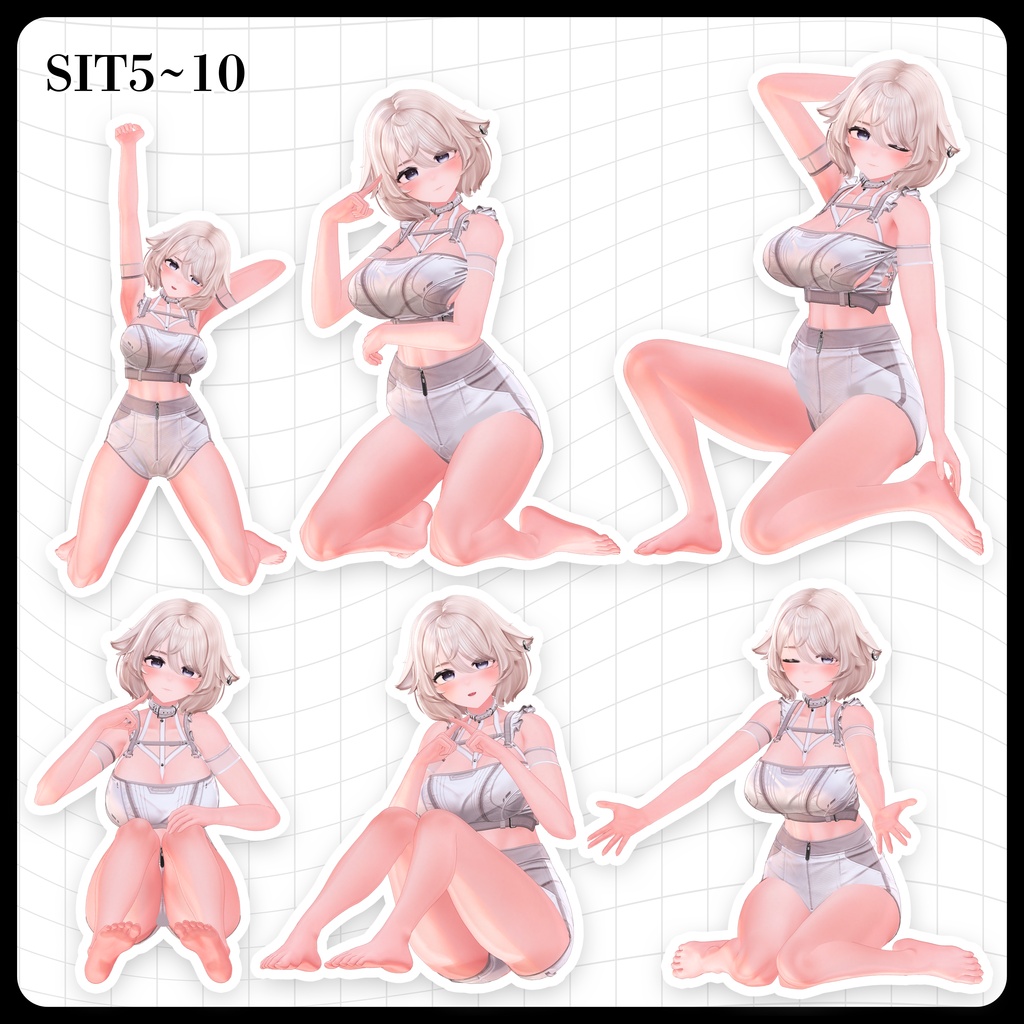 ☕【FREE】撮影向けPOSE Set 50種《 期間限定SALE 》〘 ♡Euphorika♡ 〙