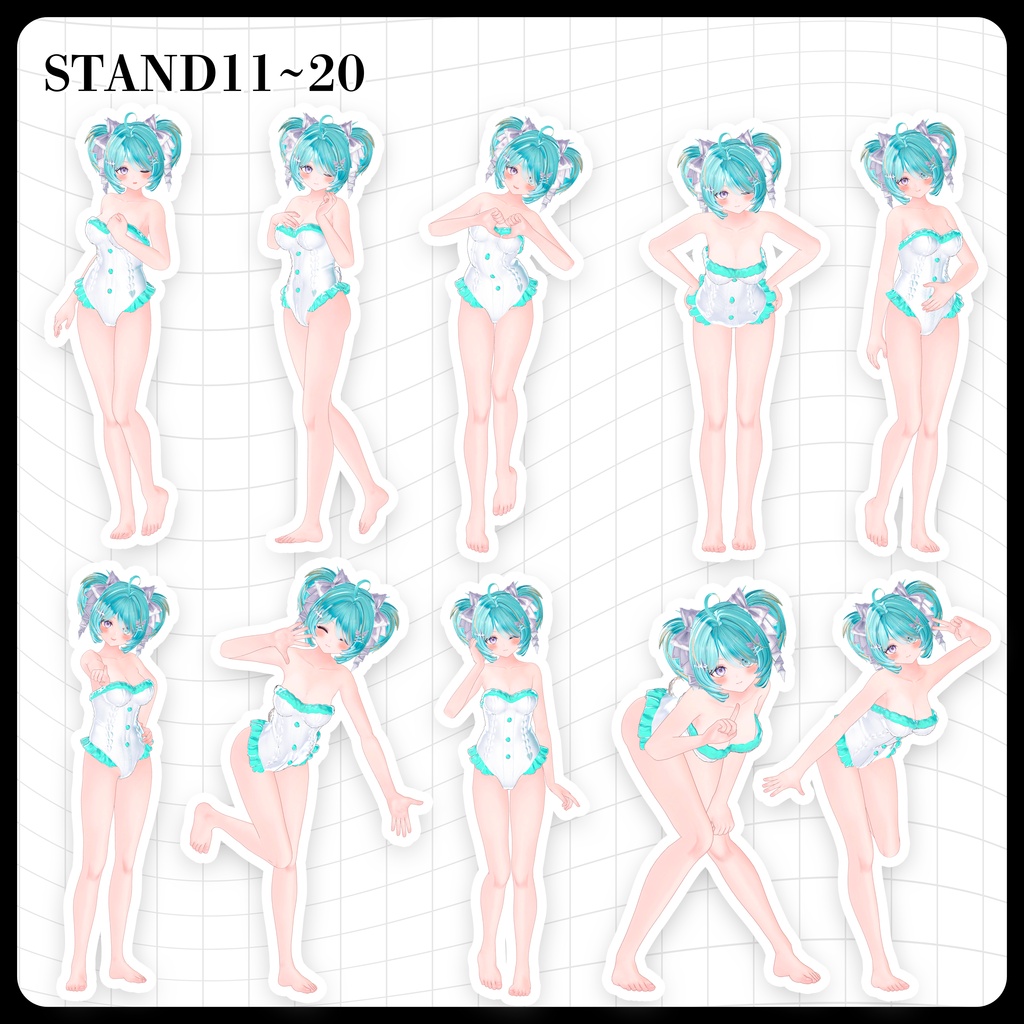 ☕【FREE】撮影向けPOSE Set 50種《 期間限定SALE 》〘 ♡Lazuli♡ 〙