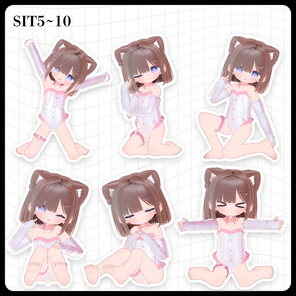 ☕【FREE】撮影向けPOSE Set 50種《 期間限定SALE 》〘 ♡Hikarun♡ 〙