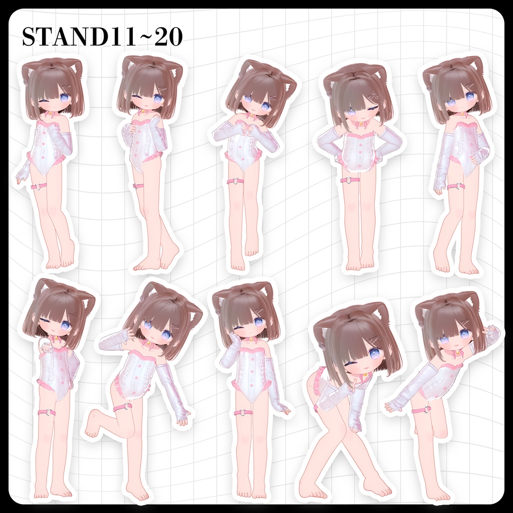 ☕【FREE】撮影向けPOSE Set 50種《 期間限定SALE 》〘 ♡Hikarun♡ 〙
