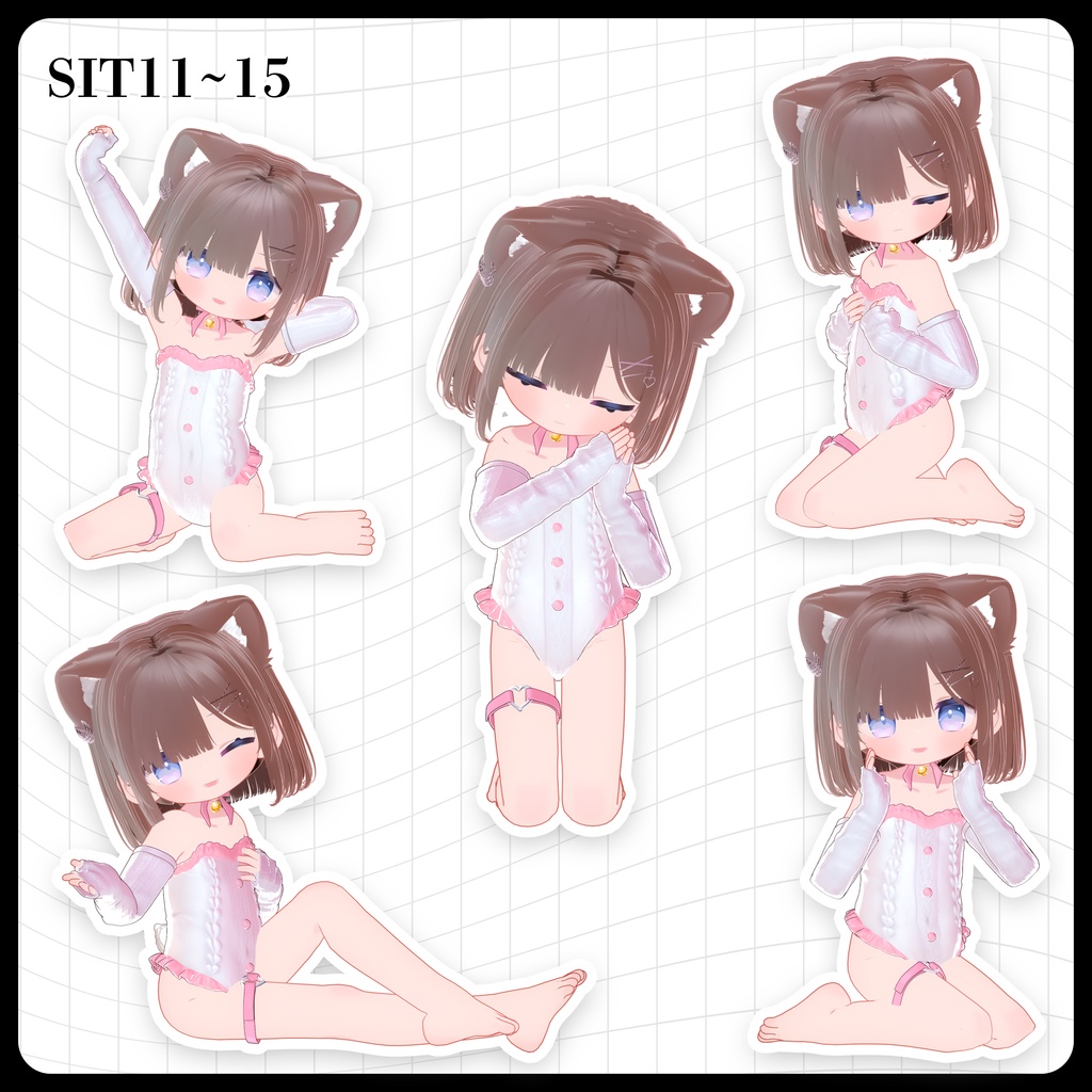 ☕【FREE】撮影向けPOSE Set 50種《 期間限定SALE 》〘 ♡Hikarun♡ 〙