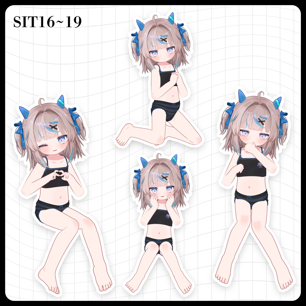 ☕【FREE】撮影向けPOSE Set 50種《 期間限定SALE 》〘 ♡Ryumii♡ 〙