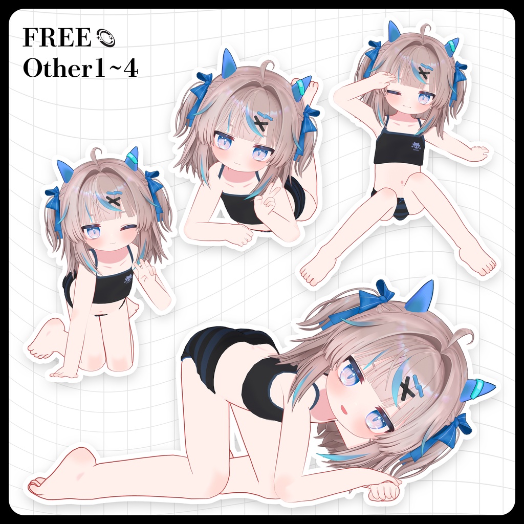 ☕【FREE】撮影向けPOSE Set 50種《 期間限定SALE 》〘 ♡Ryumii♡ 〙