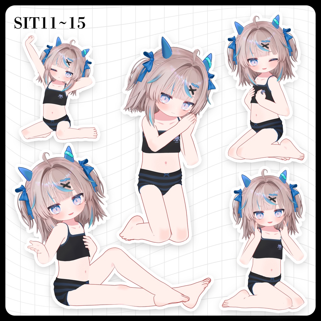 ☕【FREE】撮影向けPOSE Set 50種《 期間限定SALE 》〘 ♡Ryumii♡ 〙