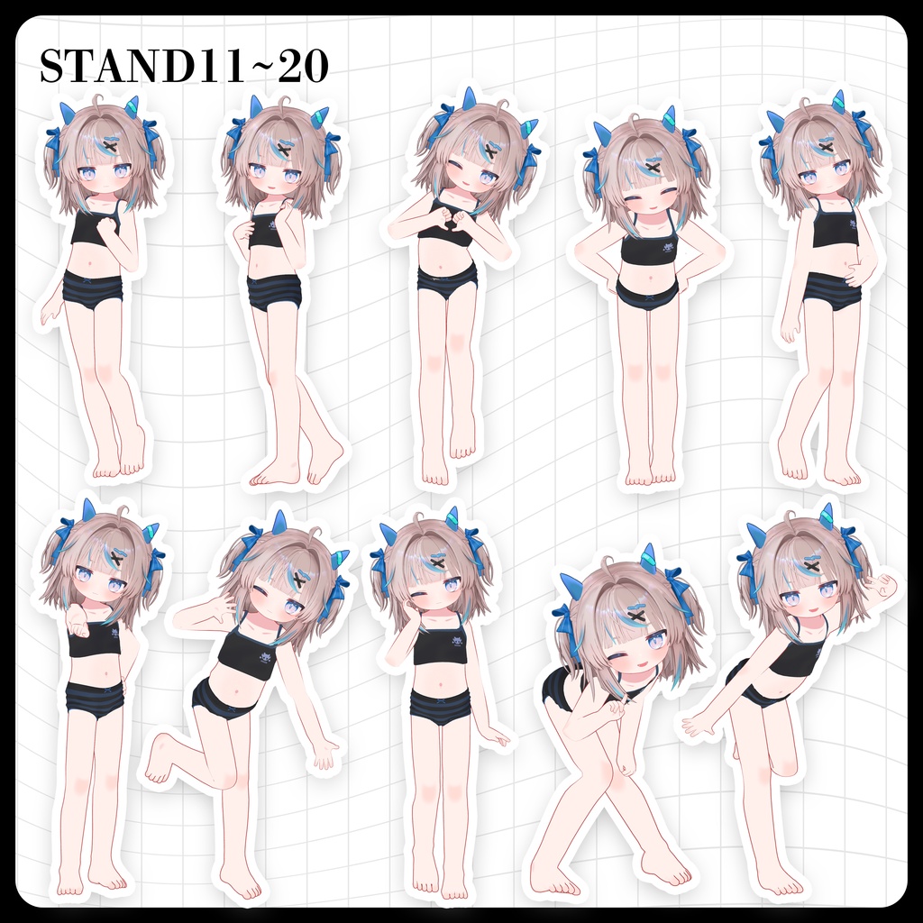 ☕【FREE】撮影向けPOSE Set 50種《 期間限定SALE 》〘 ♡Ryumii♡ 〙