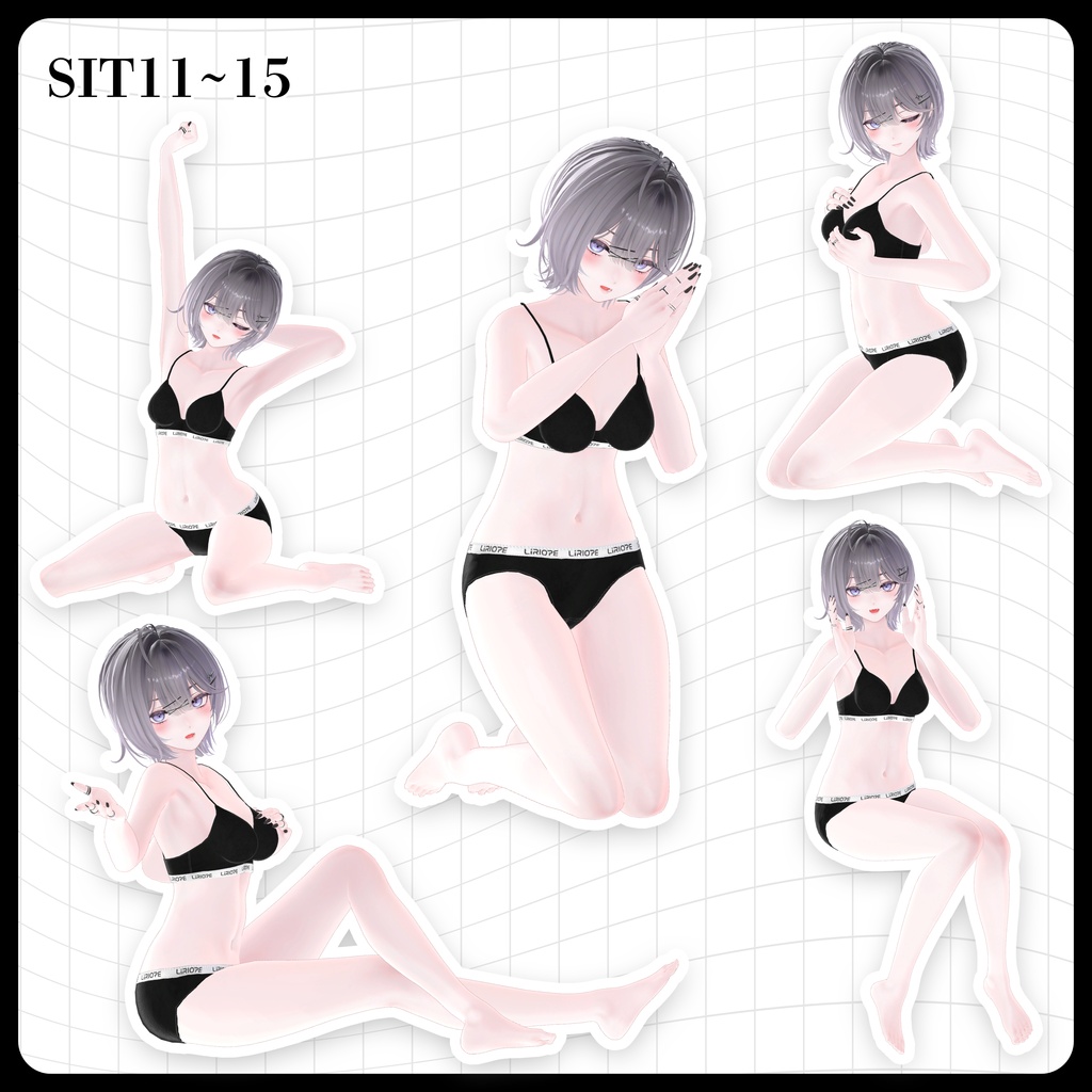 ☕【FREE】撮影向けPOSE Set 50種《 期間限定SALE 》〘 ♡Linne♡ 〙