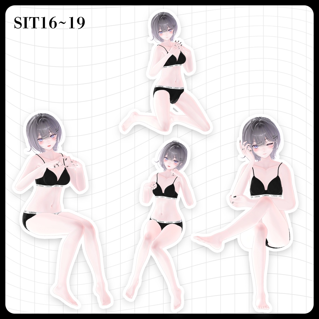 ☕【FREE】撮影向けPOSE Set 50種《 期間限定SALE 》〘 ♡Linne♡ 〙