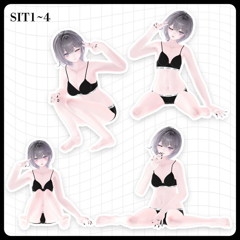 ☕【FREE】撮影向けPOSE Set 50種《 期間限定SALE 》〘 ♡Linne♡ 〙