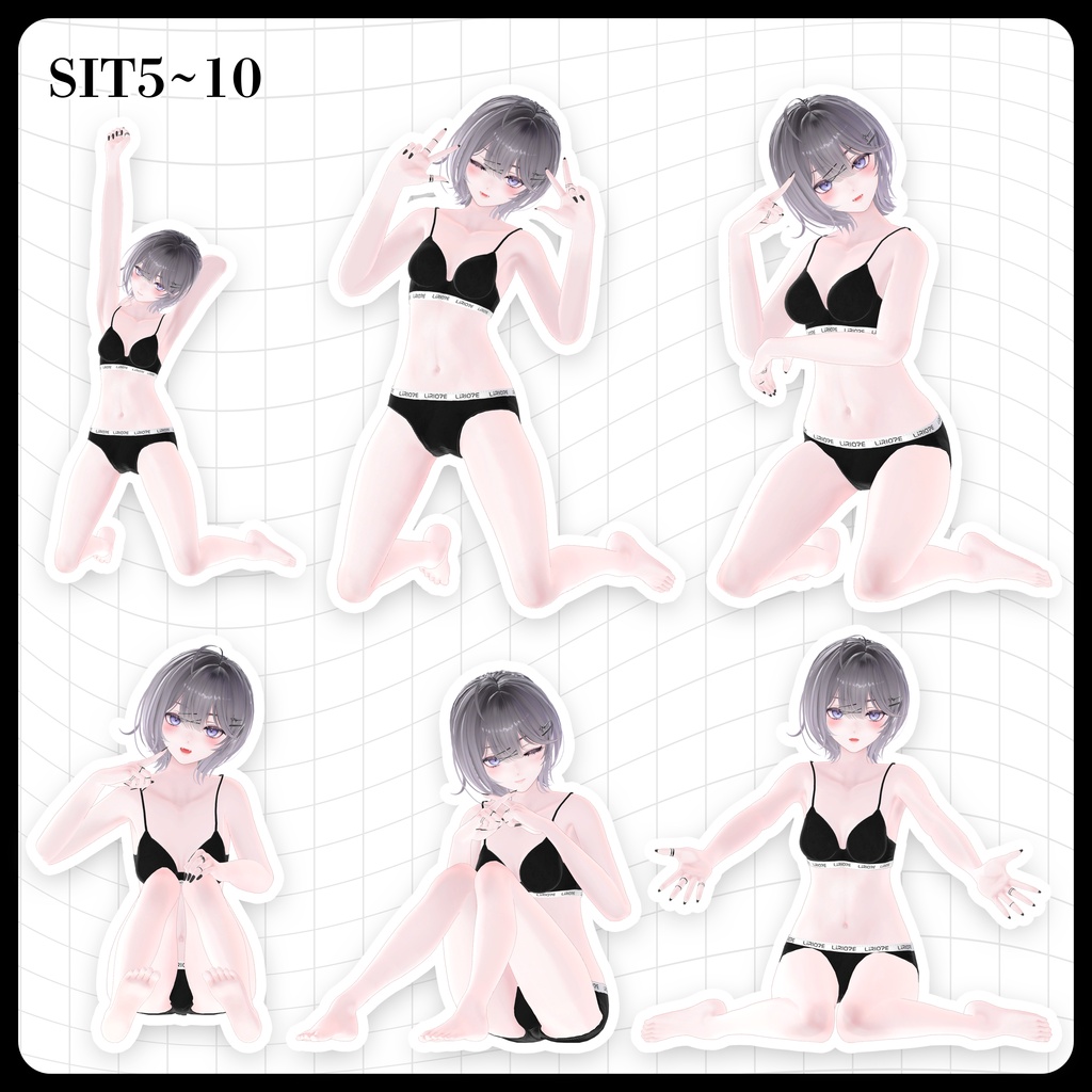 ☕【FREE】撮影向けPOSE Set 50種《 期間限定SALE 》〘 ♡Linne♡ 〙