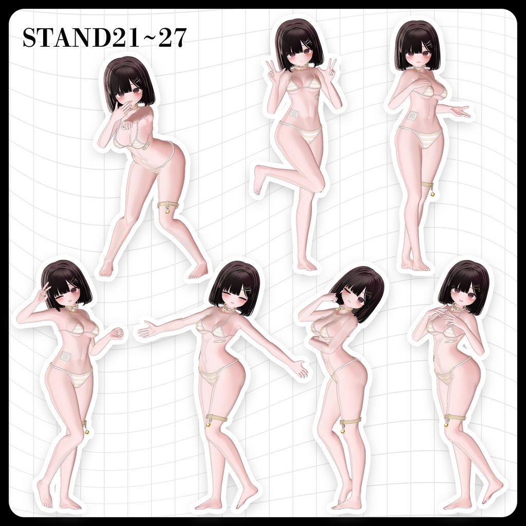 ☕【FREE】撮影向けPOSE Set 50種《 期間限定SALE 》〘 ♡Kaguya♡ 〙