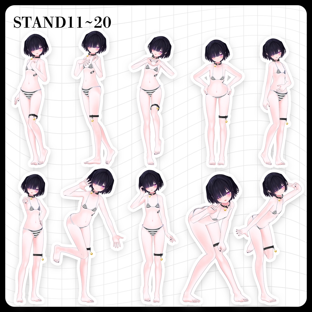 ☕【FREE】撮影向けPOSE Set 50種《 期間限定SALE 》〘 ♡Miriam♡ 〙