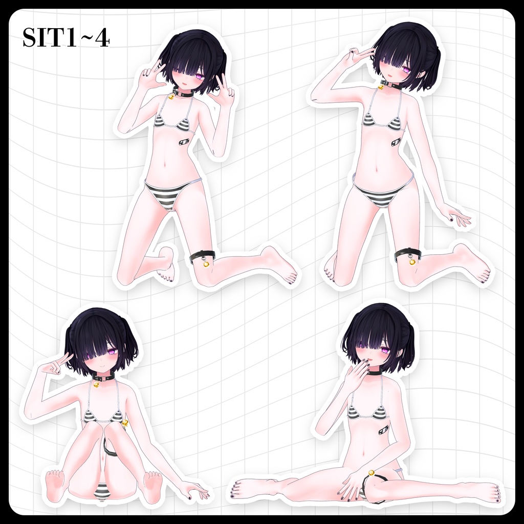 ☕【FREE】撮影向けPOSE Set 50種《 期間限定SALE 》〘 ♡Miriam♡ 〙