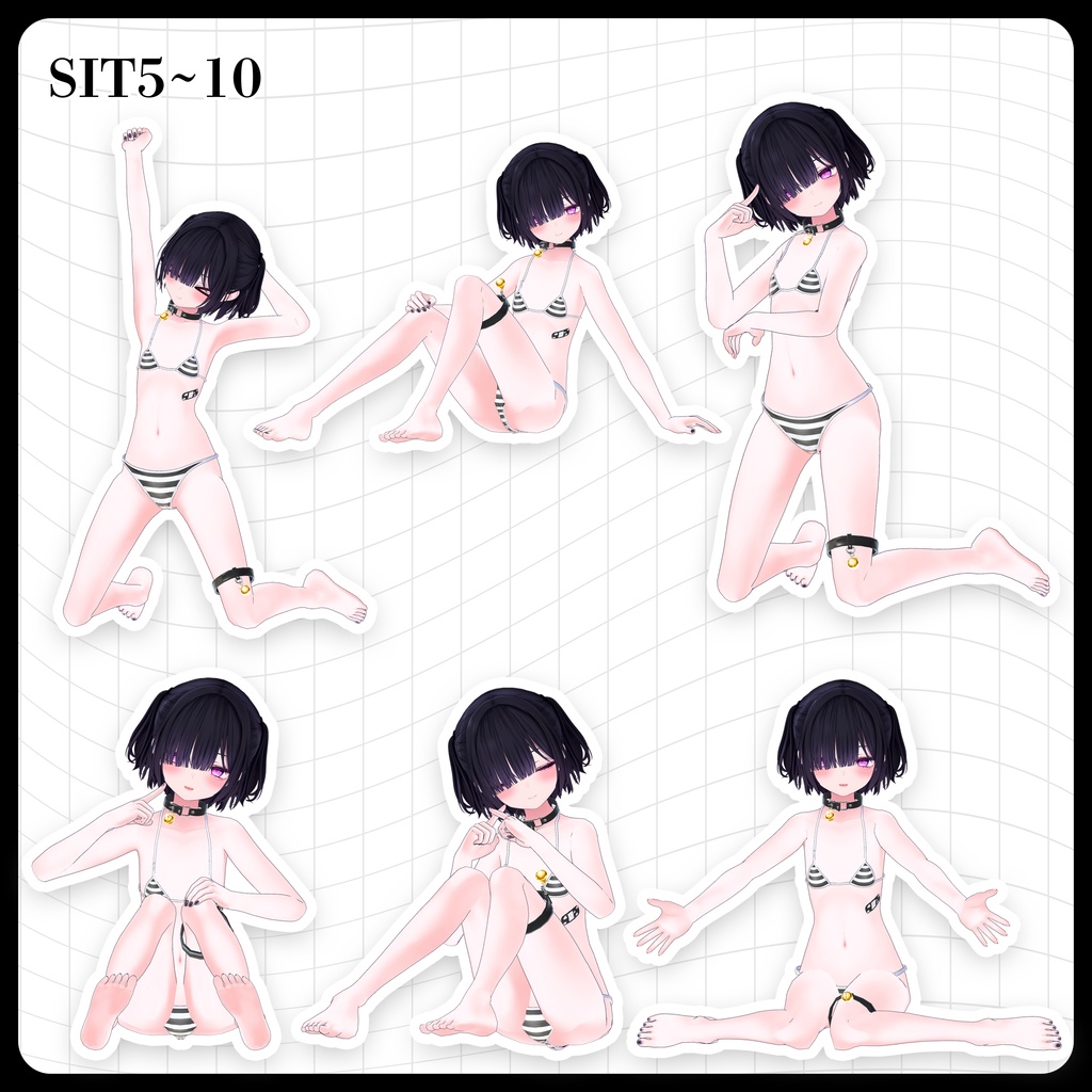 ☕【FREE】撮影向けPOSE Set 50種《 期間限定SALE 》〘 ♡Miriam♡ 〙