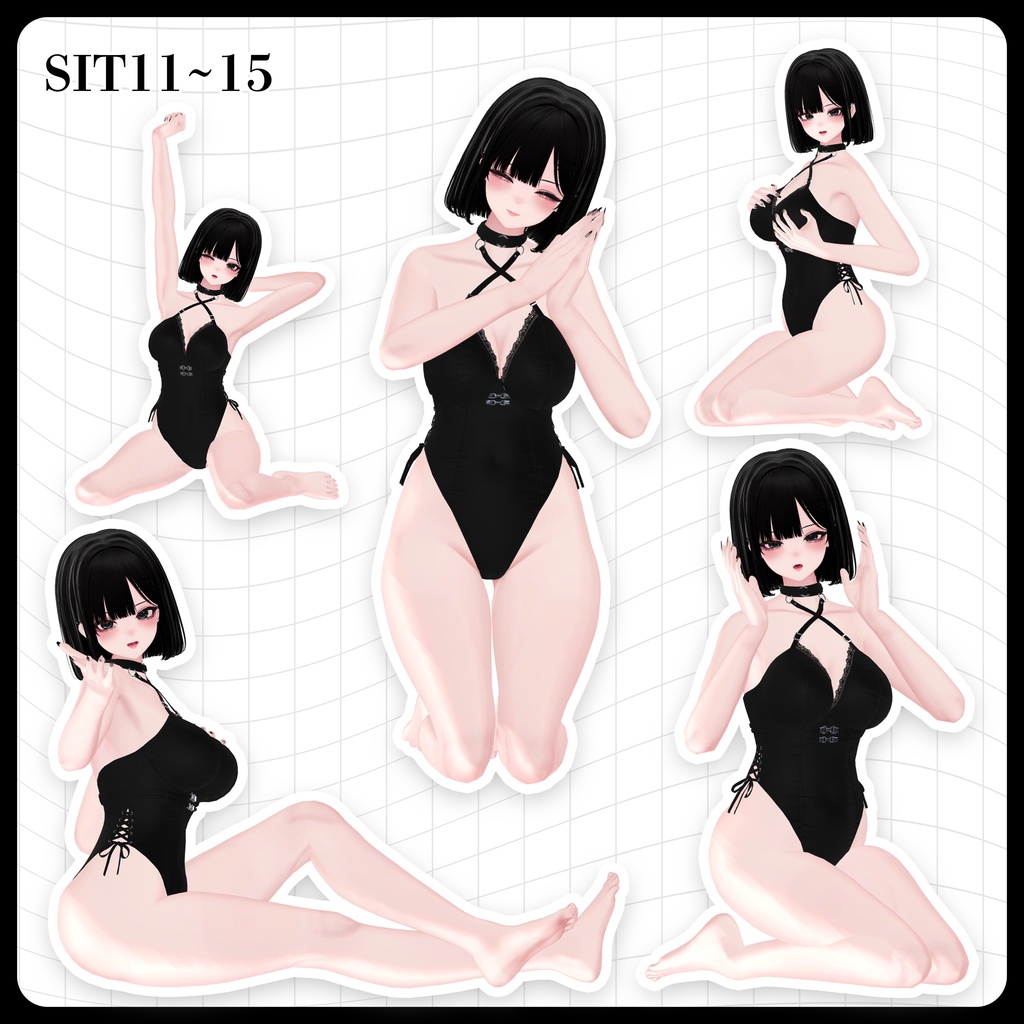 ☕【FREE】撮影向けPOSE Set 50種《 期間限定SALE 》〘 ♡Shuan♡ 〙