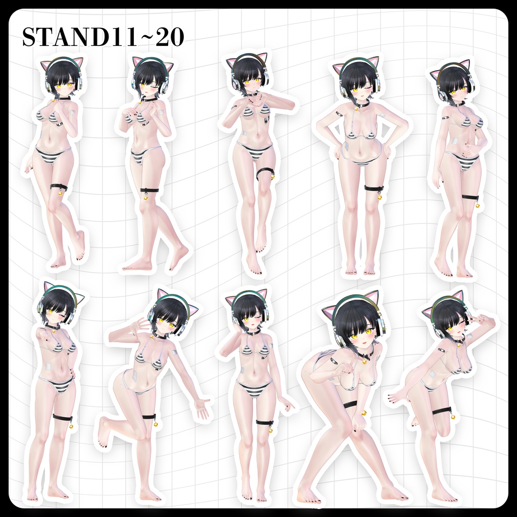 ☕【FREE】撮影向けPOSE Set 50種《 期間限定SALE 》〘 ♡Binah♡ 〙