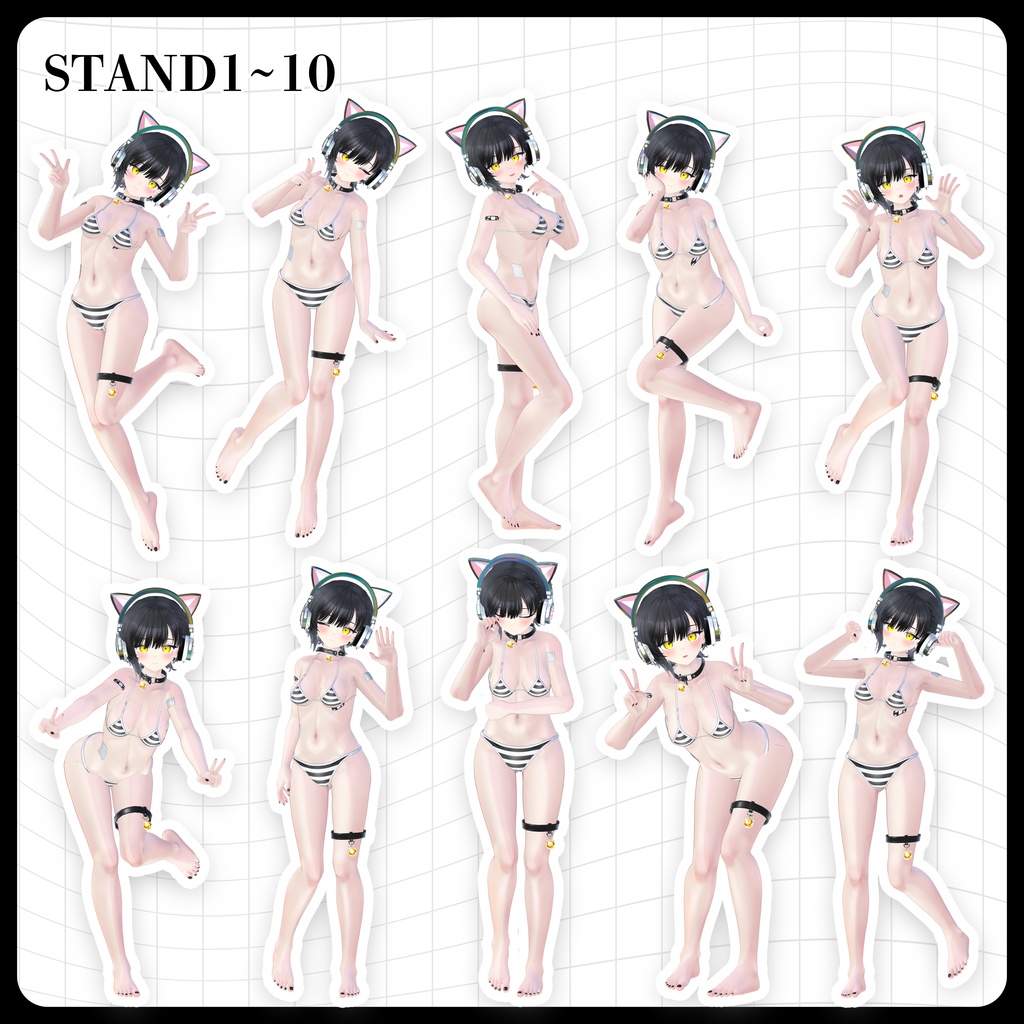 ☕【FREE】撮影向けPOSE Set 50種《 期間限定SALE 》〘 ♡Binah♡ 〙