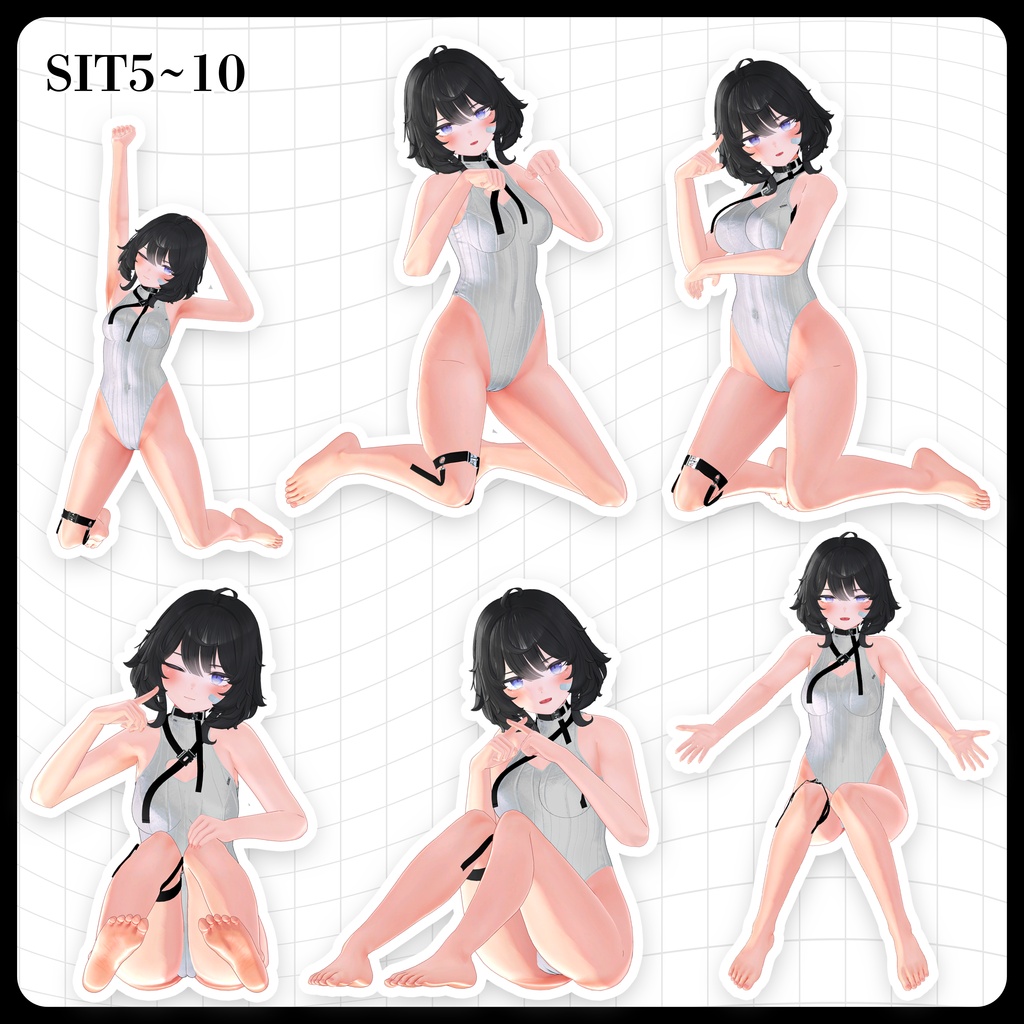 ☕【FREE】撮影向けPOSE Set 50種《 期間限定SALE 》〘 ♡Velle♡ 〙