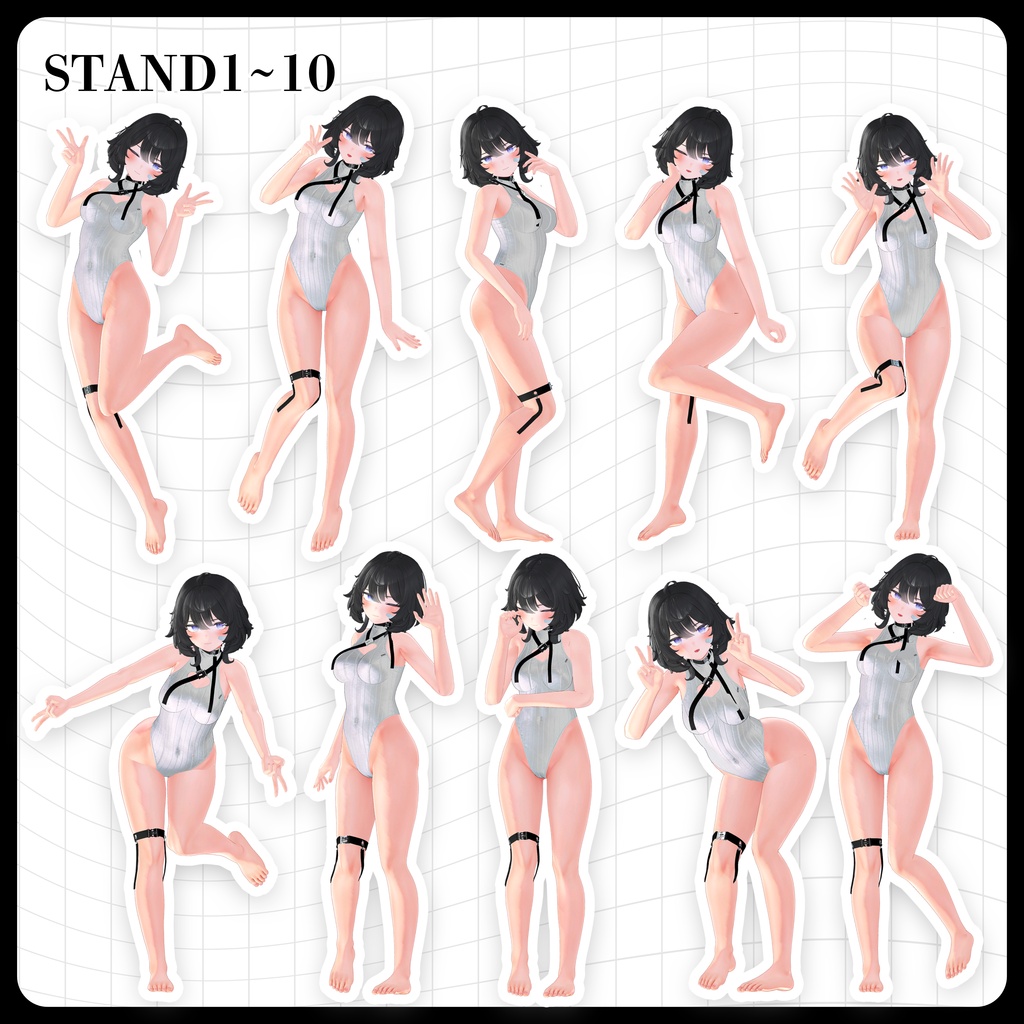 ☕【FREE】撮影向けPOSE Set 50種《 期間限定SALE 》〘 ♡Velle♡ 〙