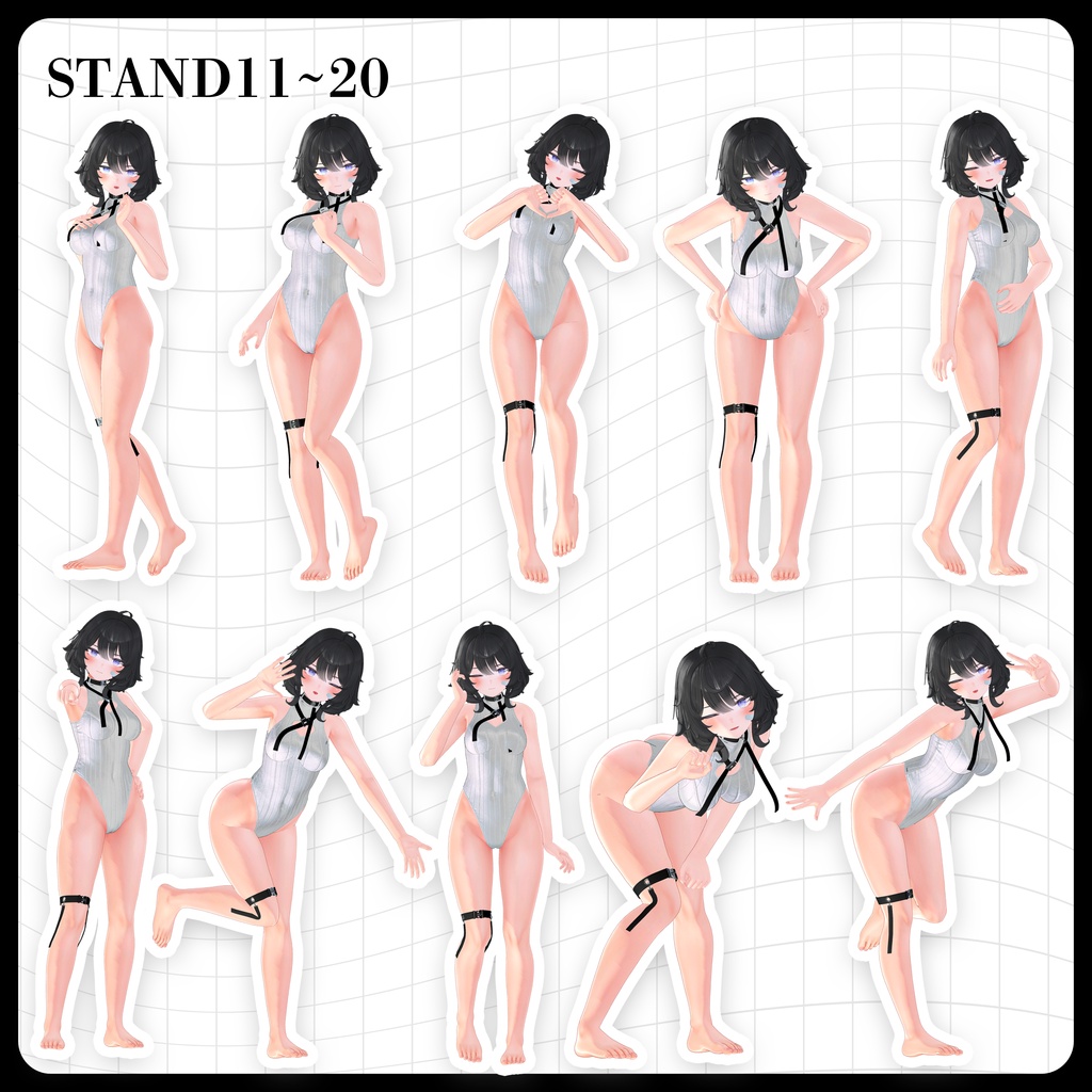 ☕【FREE】撮影向けPOSE Set 50種《 期間限定SALE 》〘 ♡Velle♡ 〙