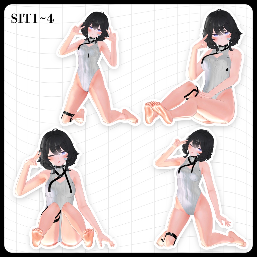 ☕【FREE】撮影向けPOSE Set 50種《 期間限定SALE 》〘 ♡Velle♡ 〙