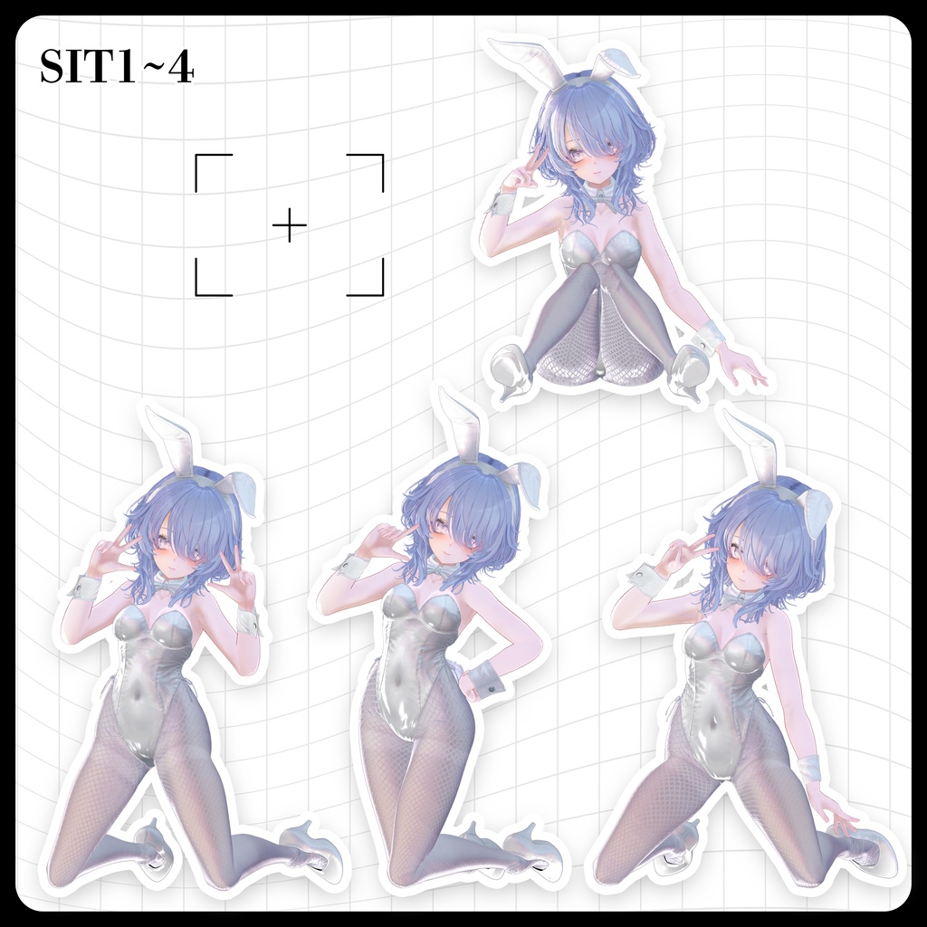 ☕【FREE】撮影向けPOSE Set 50種《 期間限定SALE 》〘 ♡Nanase Noir♡ 〙