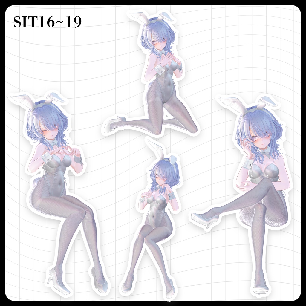 ☕【FREE】撮影向けPOSE Set 50種《 期間限定SALE 》〘 ♡Nanase Noir♡ 〙