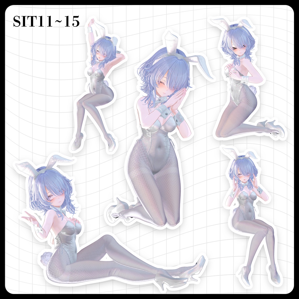 ☕【FREE】撮影向けPOSE Set 50種《 期間限定SALE 》〘 ♡Nanase Noir♡ 〙