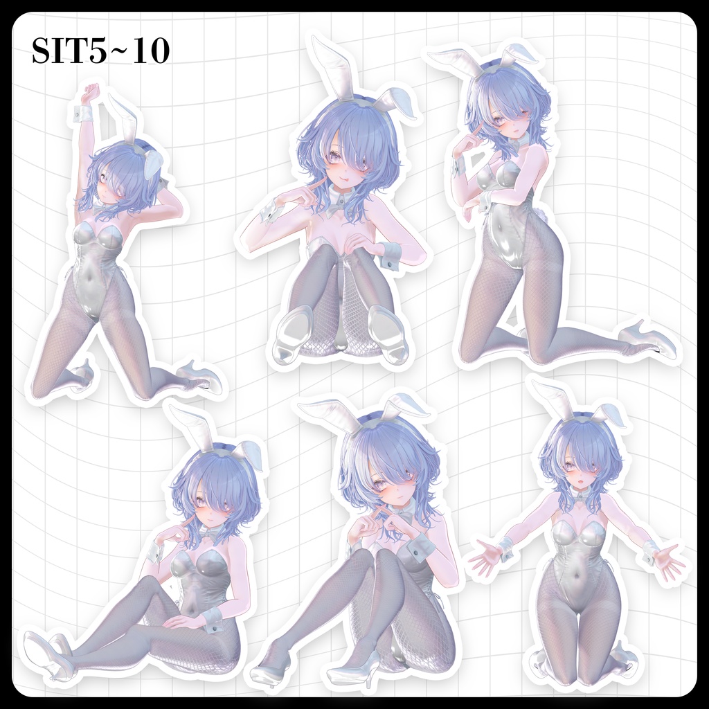 ☕【FREE】撮影向けPOSE Set 50種《 期間限定SALE 》〘 ♡Nanase Noir♡ 〙