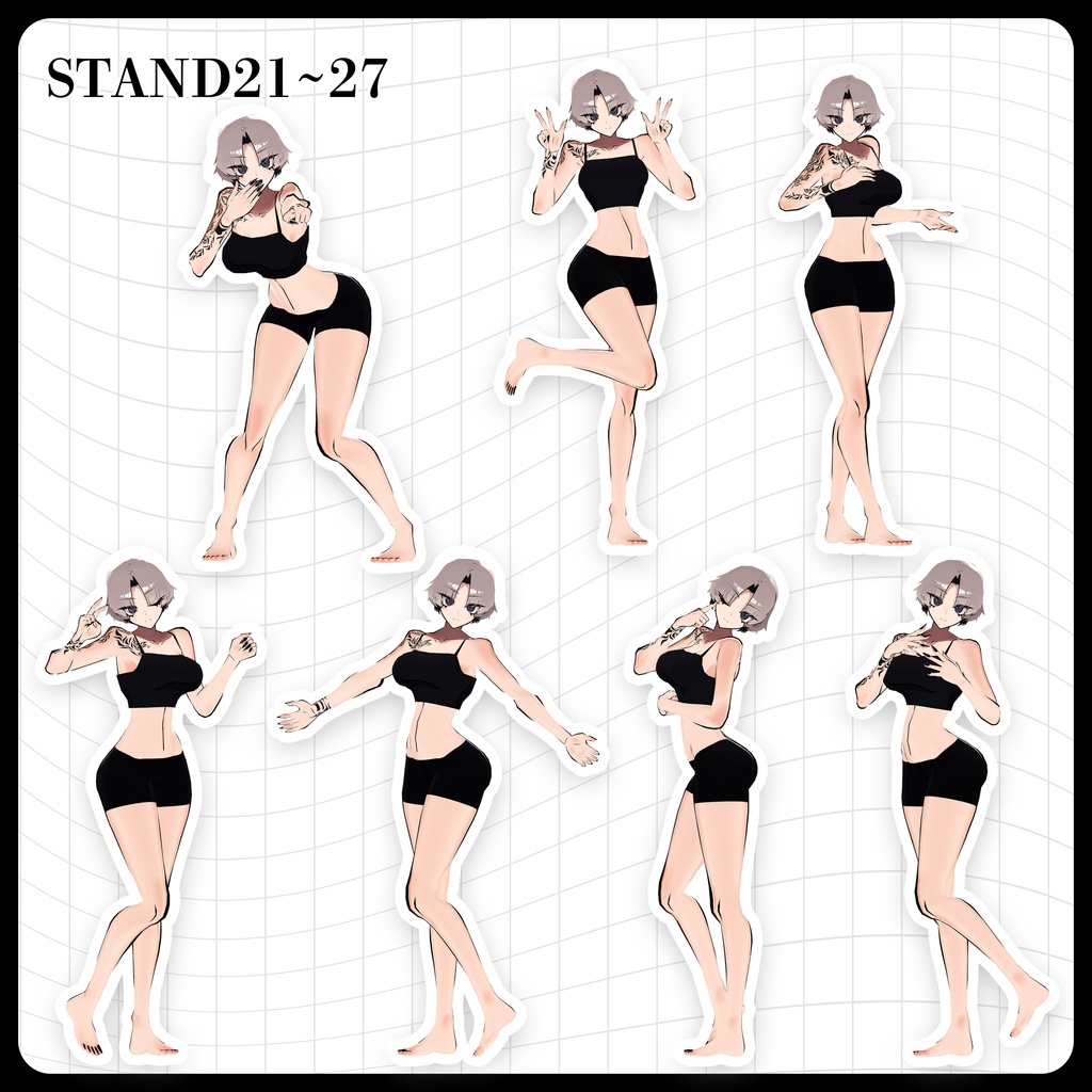 ☕【FREE】撮影向けPOSE Set 50種《 期間限定SALE 》〘 ♡SiuSiu♡ 〙
