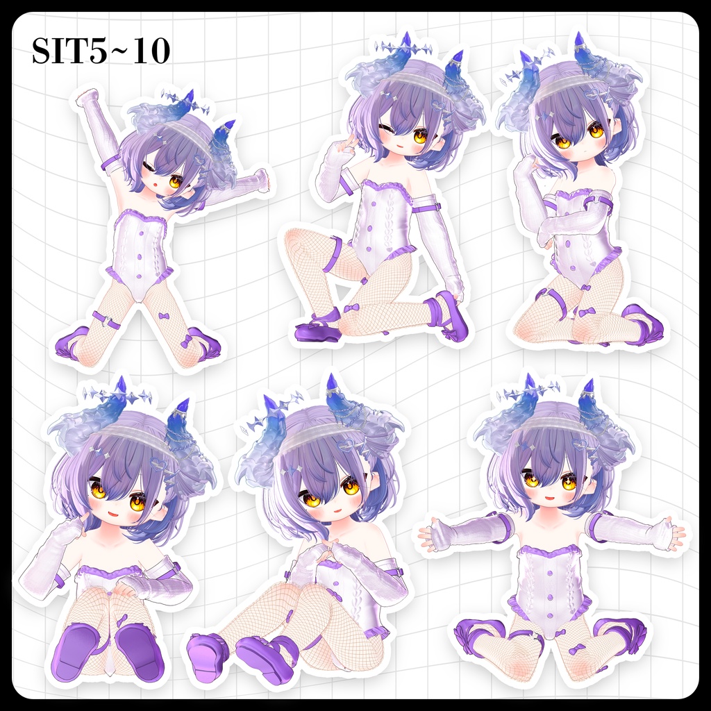 ☕【FREE】撮影向けPOSE Set 50種《 期間限定SALE 》〘 ♡Melvii♡ 〙